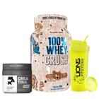 100% Whey Crush Pote 900g - Under Labz + Creatina Creapure Max TiTanium 250g + Coqueteleira 700ML