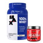 100% Whey Pote 900g - Max Titanium + Creatina - 300g - Integralmédica