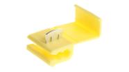 100 X Conector Derivação Emenda Cabos Fios Amarelo 2,5 A 6Mm