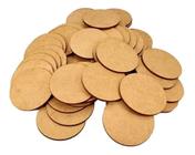 1000 Apliques Circulo Bola 3,5cm Mdf 6mm Artesanato