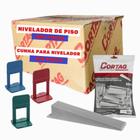 1000 Espaçadores / Nivelador Slim + 200 Cunhas Slim Cortag