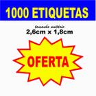 1000 Etiquetas adesivas Oferta 2,6x1,8