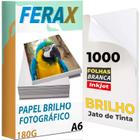Papel Fotográfico 10x15 cm 265g Glossy Branco Brilhante Resistente à Água /  300 folhas - Premium - Papel Fotográfico - Magazine Luiza