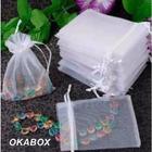 1000 Saquinhos De Organza cetim 7X9 Lembrancinhas - Atacado - OKABOX