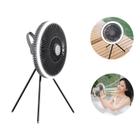 10000mAh portátil Camping Tripod Fan com luz (branco)