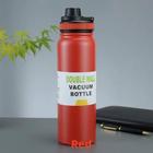 1000ml Super Garrafa Térmica Bebidas Quentes E Frias Garrafas de água para desporto e fitness Cor Vermelho