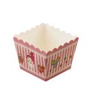 100pcs Mecanismo de cozimento Small Square Cup, Chiffon Square