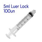 100un Seringa Descartável 5ml Luer Lock - Medix