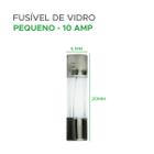 100x Fusível De Vidro 5x20 Pequeno 10 Amp - Green