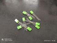 100x Led Verde Retangular 2,5x5mm