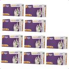 10cxs luvas proced látex c pó talge 100un