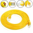 10m Amarelo Externo Externo Rede Ethernet Cabo Cat5e 100% Cobre Rj45