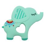 10PCS Elefante de silicone Dentes de Animais Bebê Dentes de Desenho Animado Chupeta de dentes bebê mastigar colar dentes Dentes de bebê - HTTN