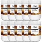 10UN Creme Massagem Cafeína 7 Ativos 650G D'agua natural