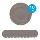 10un Prato sobremesa petiscos melamine plissé salgado 20cm - yangzi