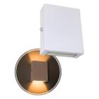 10X Arandela Slim 2 Focos Branca Parede Muro Interna Externa St1597 - Starlumen