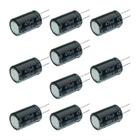 10x Capacitor Eletrolítico 470uf x 100v 105º Kit c/ 10 Peças