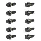 10x Chave Push Button 2 Terminais N/A Psb-11b - Preto
