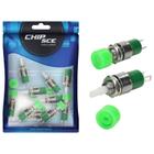 10x Chave Push Button 2 Terminais N/A Sem trava Ds-323 Verde