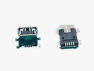 10x Conector Mini Usb Tipo B Femea Smd