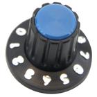 10x Knob Redondo Numerado Estriado c/ Parafuso 1426 Azul