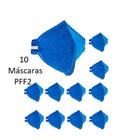 10x Máscara Descartável PFF2 N95 Plastcor 3370