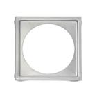 10x Porta Grelhas Caixilho Quadrado 10x10cm Ralo Inox PQ1010 - Allure Design