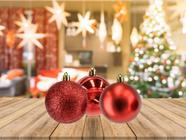 12 Bolas Enfeite Para Árvore Natal Pendente 5 cm