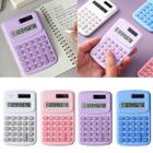 12 Calculadoras de Mesa Bolso Mini Estojo Portátil 8 Dígitos