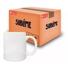 12 Canecas Para Sublimação Nacional Sublime 300 Ml Branca - A Pronta Entrega!