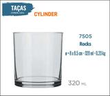 12 Copos Cylinder 320ml - Whisky Vodka