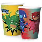 12 Copos Pj Masks Festa De Aniversário 180 ML