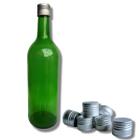 12 Garrafa de Vidro Vinho Verde 750ml C/Tampa e Lacre Licor