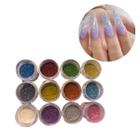 12 Glitter Brilho Unhas Gel Encapsulada Decoração Nail Art - LULLU PERSON