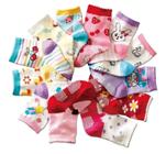 12 Pares Meia infantil com antiderrapante 0 a 2 anos feminina Cano Médio - Ap Magazzine 12 Pares Meia infantil com antiderrapante 0 a 2 anos feminina Cano Médio - Ap Magazzine