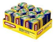 12 Pilhas Rayovac Amarelinha Grande D Bandeja 12 Peças