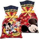 12 Sacolas Mickey Mouse Saquinho Lembrancinha Surpresa Festa De Aniversário