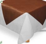 12 Toalhas de Tnt Para Mesa de Festa 6 (1,00m x 1,40m) 6 cobre manchas (70cm x 70cm)