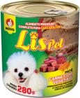 12 UNID - Alimento Completo / Ração Úmida / Patê para Cães Filhote - LISPET - Sabor Carne Com Vegetais - 280G