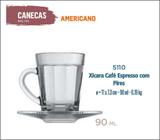 12 Xícaras Café Americano Com Pires Café Expresso Curto 90Ml - Nadir Figueiredo