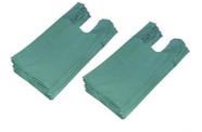 120 Sacolas Plasticas 60X80 Verde Reciclada Kit Oferta