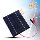 12V 10W Painel Solar Portátil Polissilício Epóxi Carregamento DIY Externo Para Bateria 9-12V Com