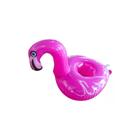 12x Boia Porta Copos Inflavel Flamingo Importway P/ Piscina