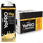 12X Yopro Banana Uht 15G De Proteínas 250Ml