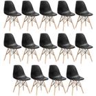 14 Cadeiras Charles Eames Eiffel Dsw Clara Preto - LOFT7