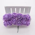 144 Mini Rosas De Eva Rosinha Artificial com 12 Buquês