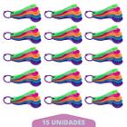 15 Conjunto Colher Medidora Xicara 5 Peças Cozinha Plástico