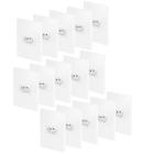 15 Conjuntos Tomadas Simples 10A 4x2 Recta Branco Gloss Luxo