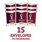 15 Envelopes Figurinhas Copa Do Mundo Qatar 2022 Com 5 Cada - Panini