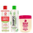 15 Kit Progressiva Tutti Frutti E 15 Shampoo 300ml + 9 Mascara Pós Quimica 500g